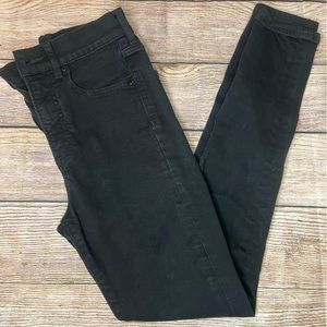 Express Skinny High Rise Black Jean Size 00 R